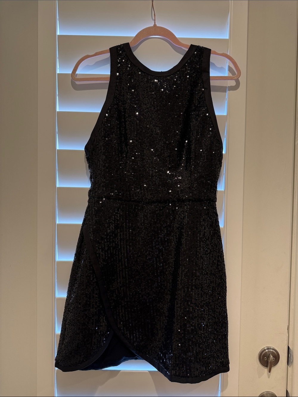 Fabulous Black Sequin Party Dress